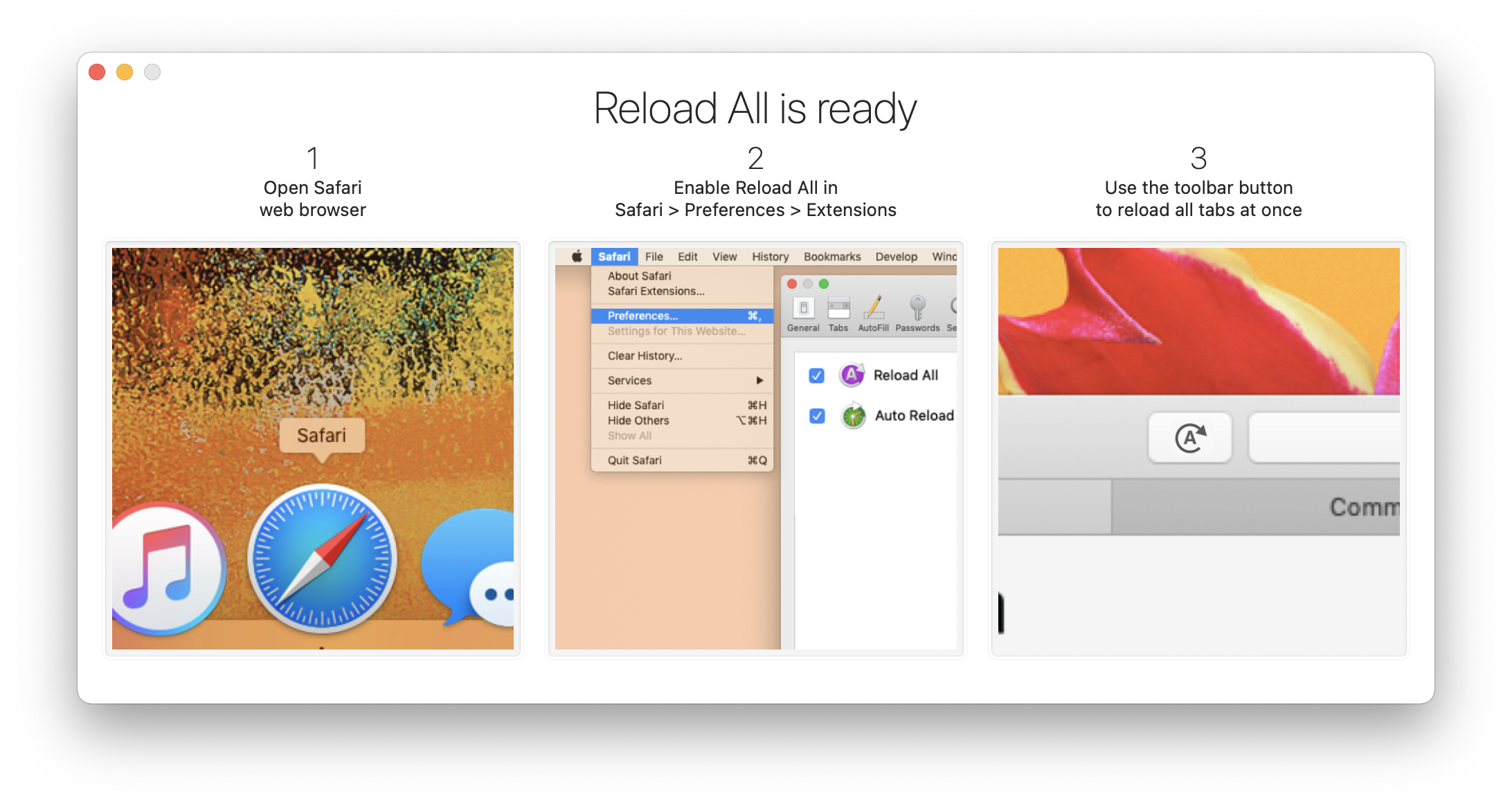 Reload all screenshot